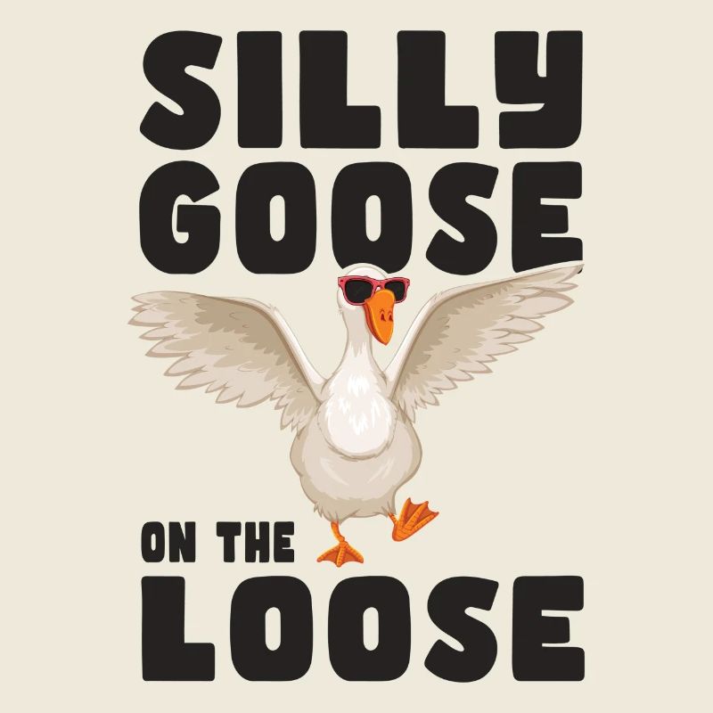 The stupid goose on the loose