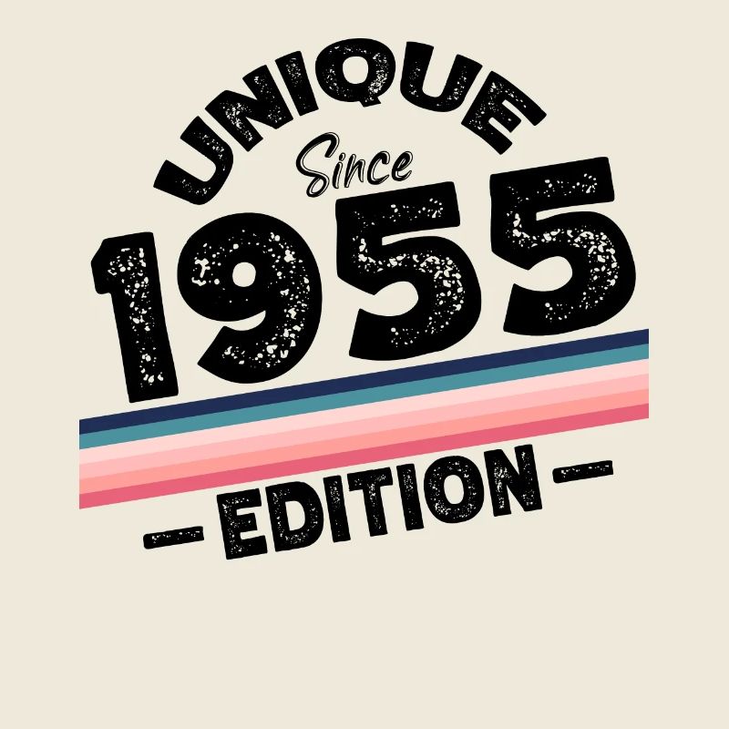Unique Since 1955 Edition Birthday Vintage 1955
