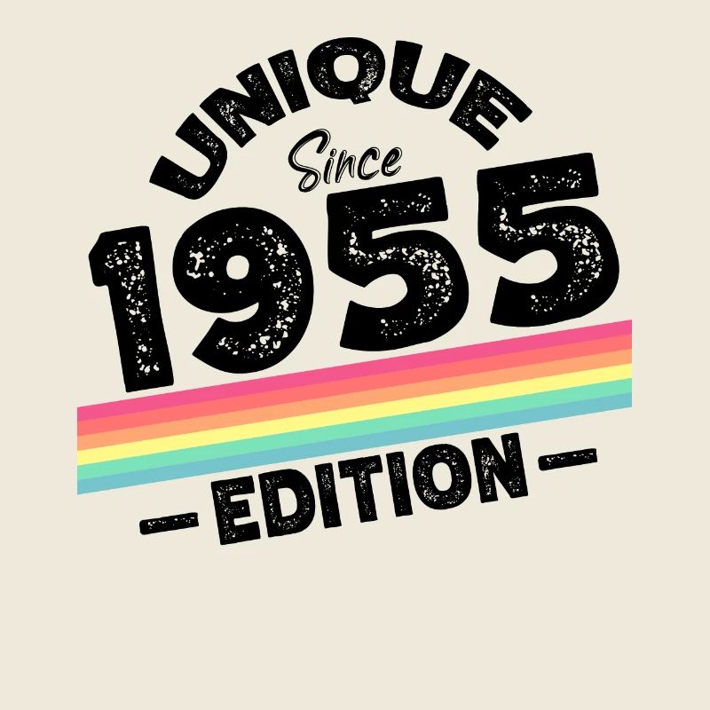 Unique Since 1955 Edition Birthday Vintage 1955