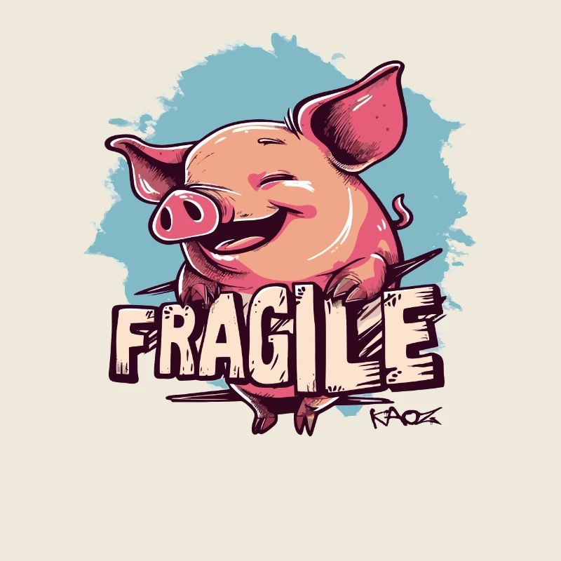 Ein zerbrechliches Schwein