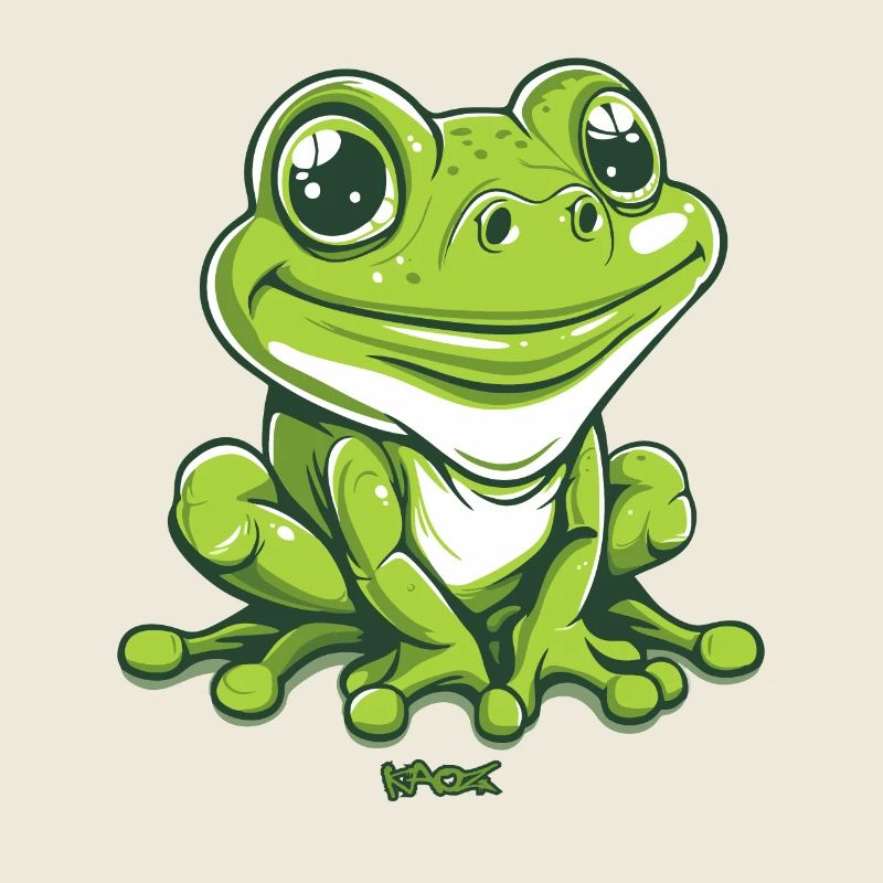 Grosse grenouille amicale