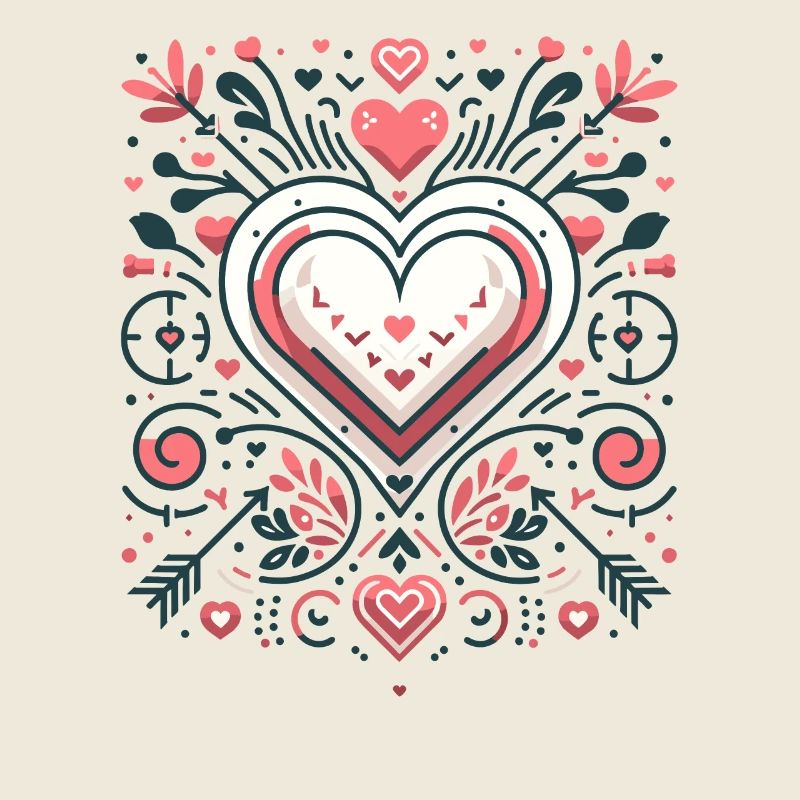 Heart Pattern Minimalist