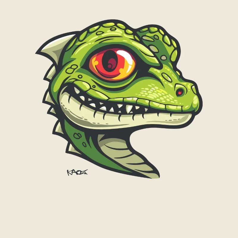 Kleine Drachen Echse