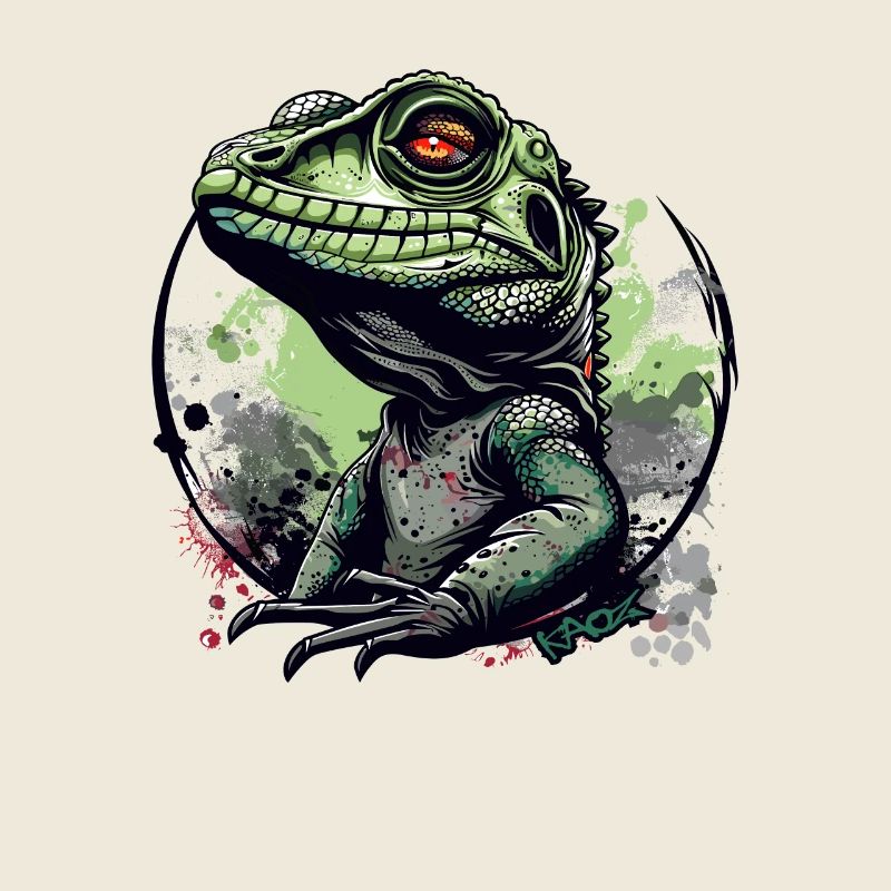 Water dragon lizard, a water dragon
