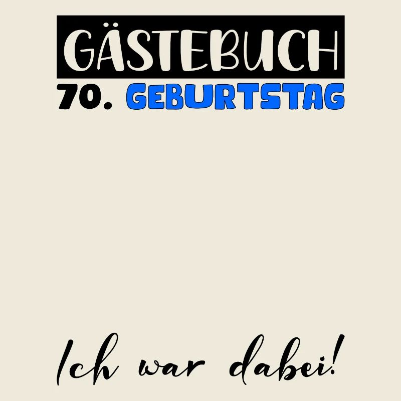 70 Geburtstag Geschenk Mann Deko Männer Gästebuch
