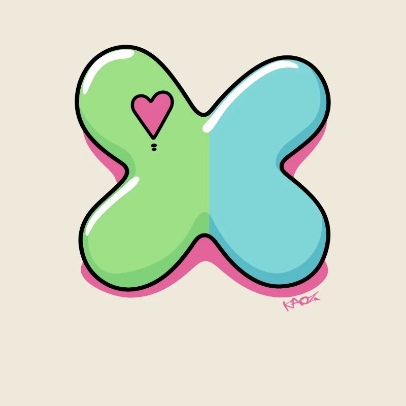 Markiere ein X, wenn du Herzen liebst