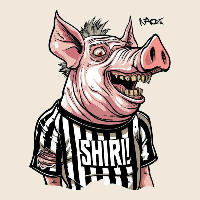 Funny Referee Pig The Shiri
