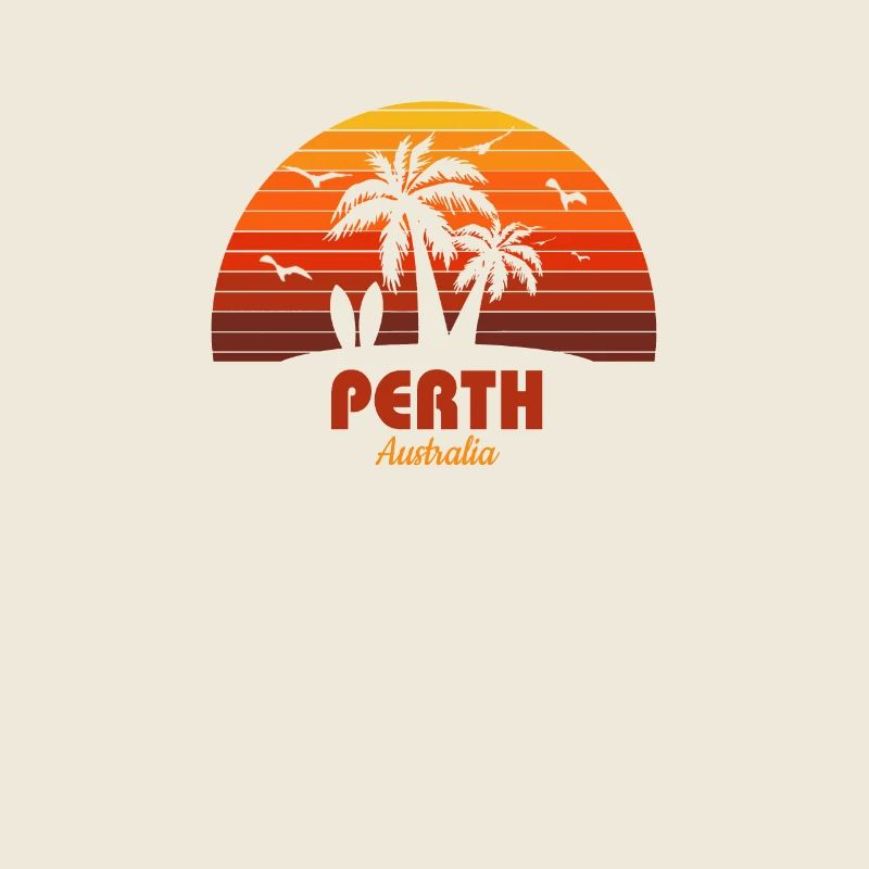 Cool Perth Australia Beach Sunset Souvenir