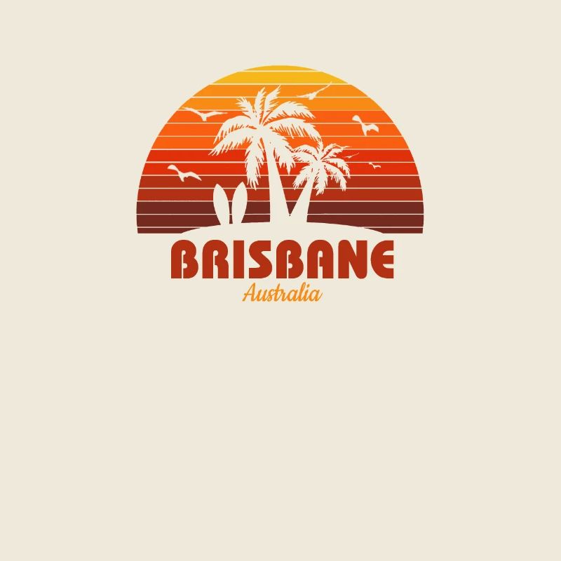 Cool Brisbane Australie plage coucher de soleil Souvenir