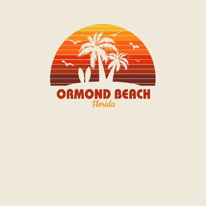 Cool Ormond Beach Floride plage coucher de soleil Souvenir