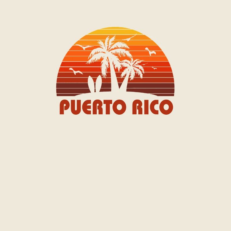 Cool Puerto Rico Beach Sunset Souvenir