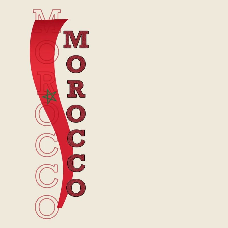 Drapeau du Maroc qui Inspire le Respect Admiration
