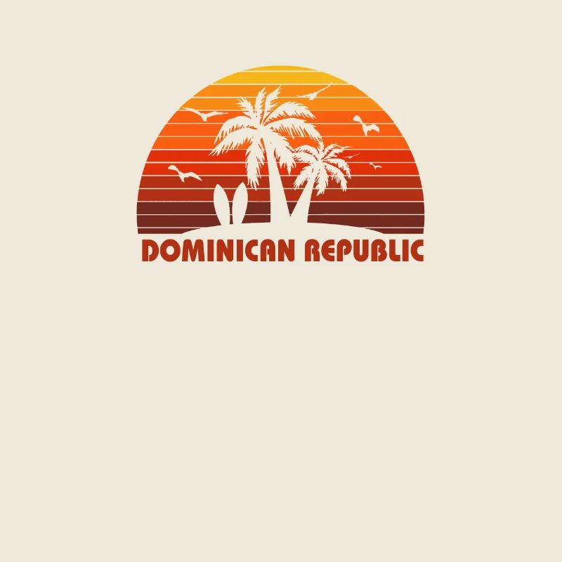 Cool Dominican Republic Beach Sunset Souvenir