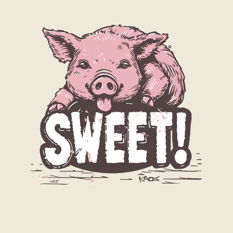 Un cochon mignon mignon cochon