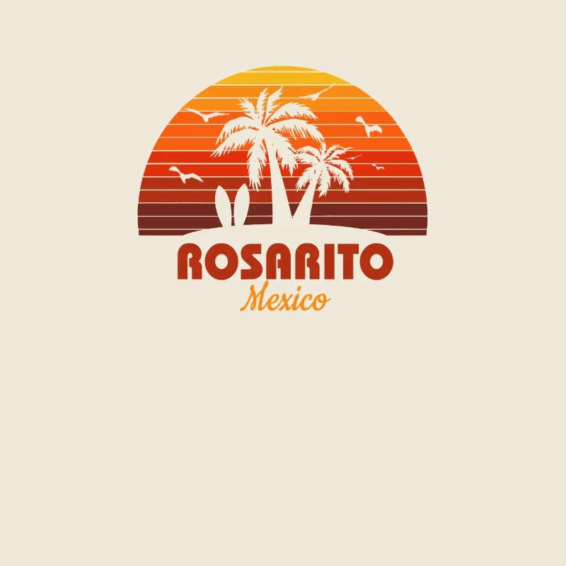 Cool Rosarito Mexique plage coucher de soleil Souvenir