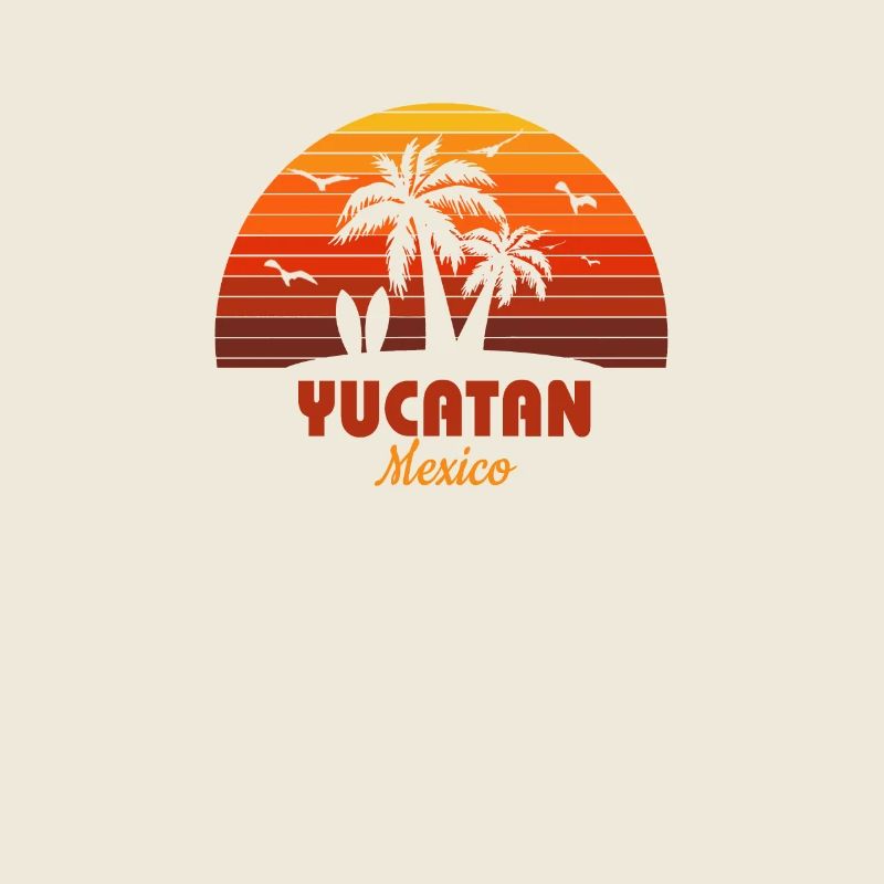 Cool Yucatan Mexico Beach Sunset Souvenir