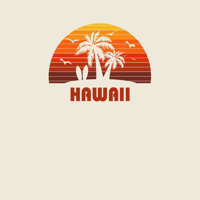 Cool Hawaii Beach Sunset Souvenir