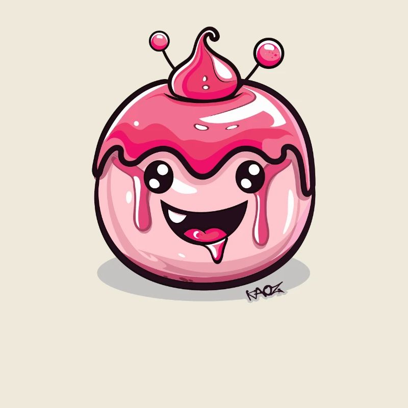 Pudding Blob Kawaii mignon