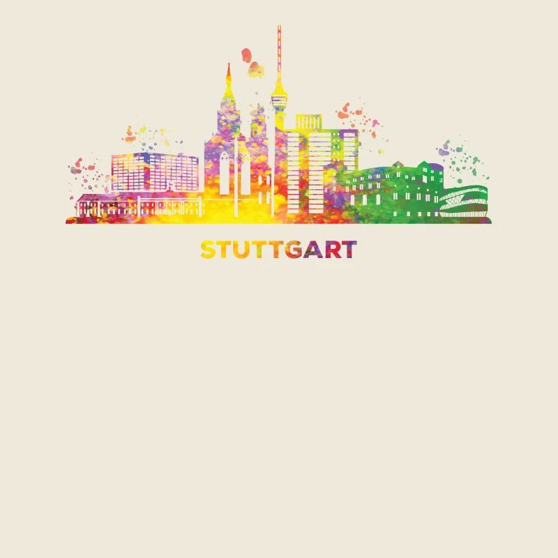 Stadtbild Stuttgart Skyline Stuttgarter