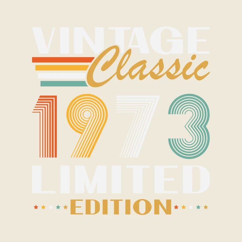 1973 Vintage Retro Geburtstagsgeschenk