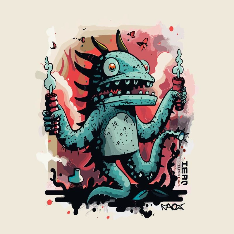 Dynamite candles and a crazy monster