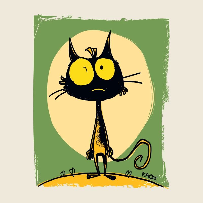 Le chat drôle le plus cool