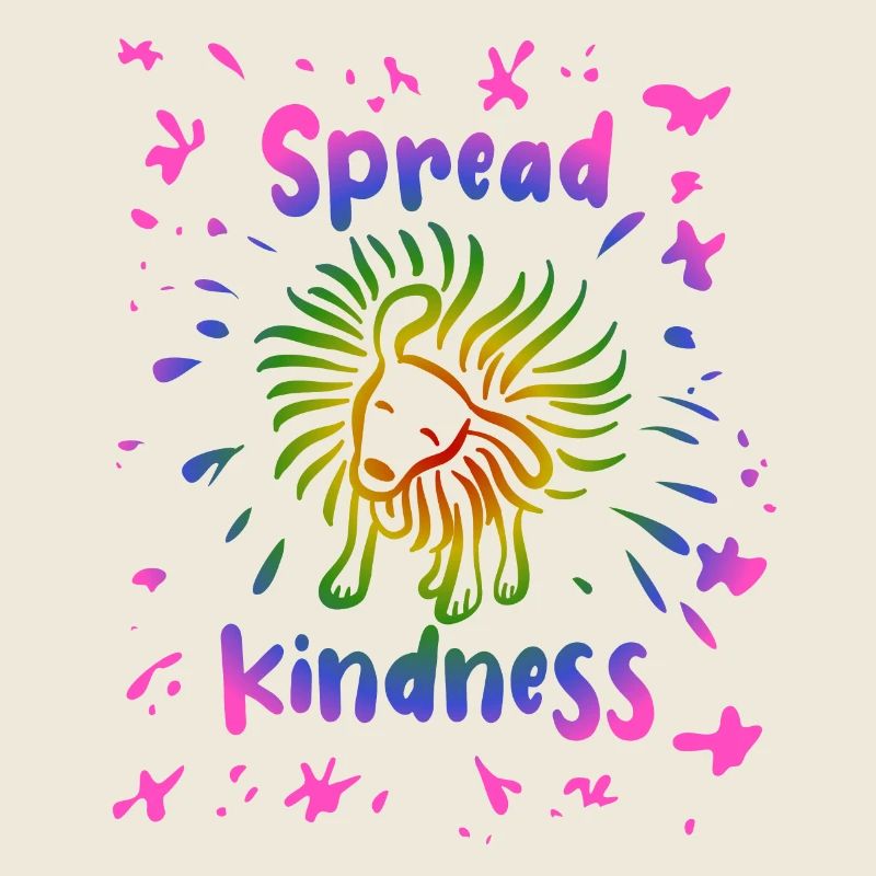 Spread Kindness - Hund schüttelt sich