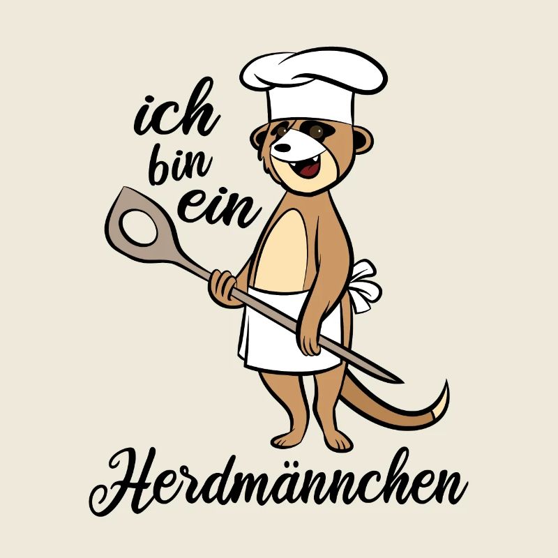 Ich bin ein Herdmännchen - Erdmännchen Kochlöffel