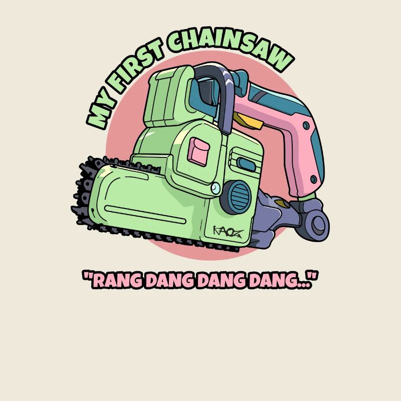 Ma première tronçonneuse