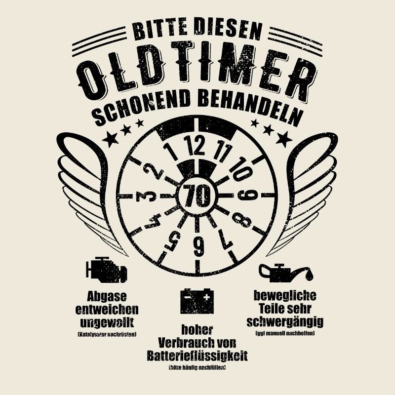 Oldtimer schonend behandeln - 70. Geburtstag