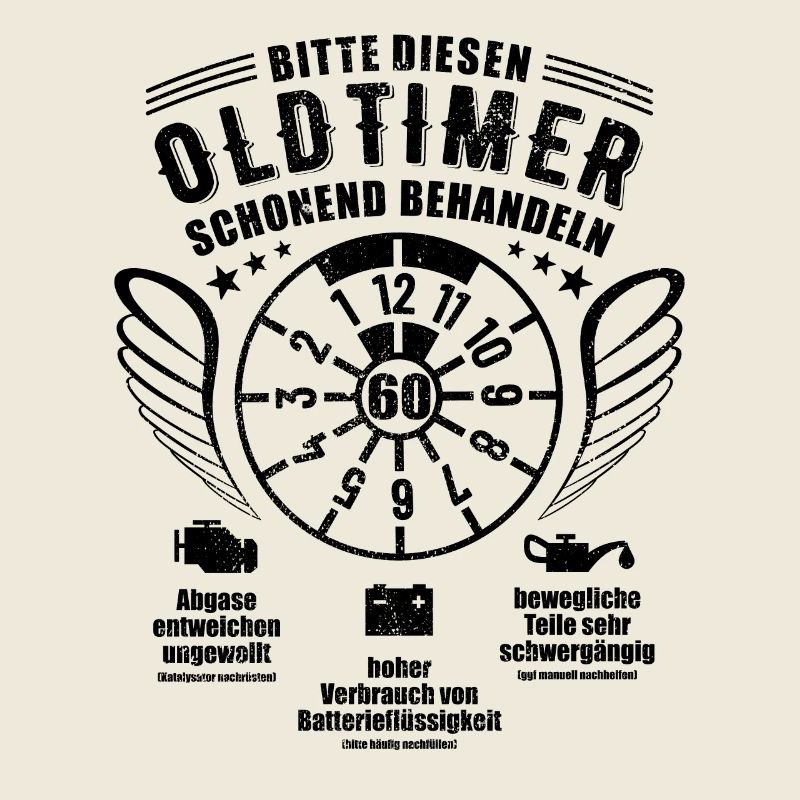 Oldtimer schonend behandeln - 60. Geburtstag