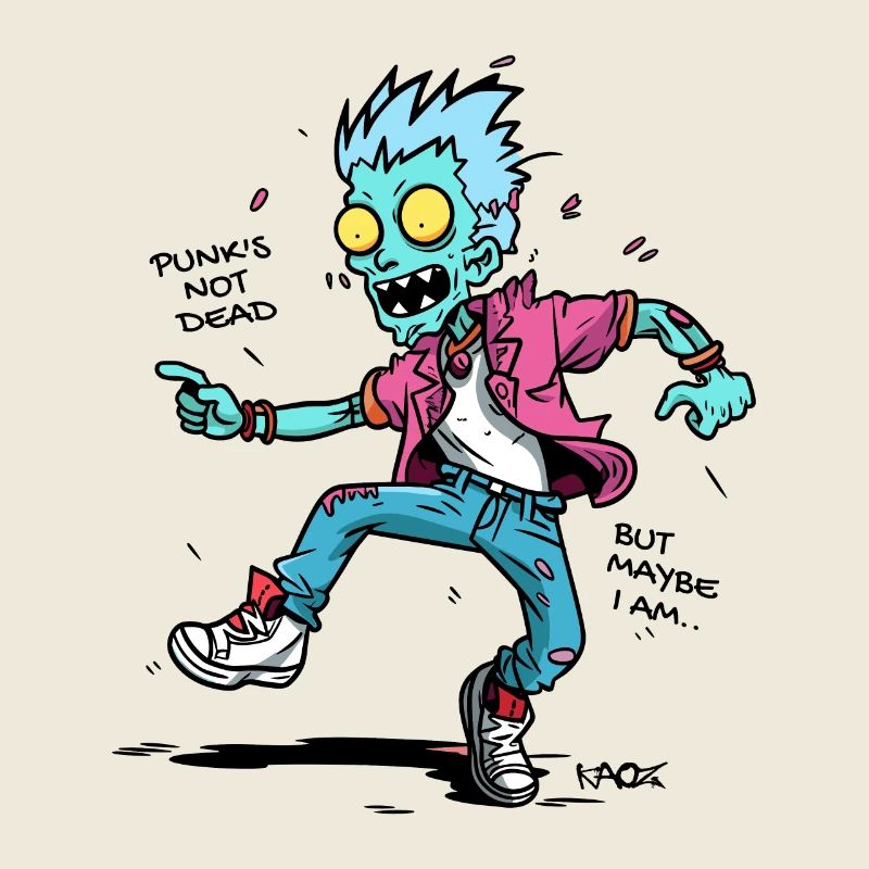 Le punk n’est pas mort, mais moi : Punk Zombie