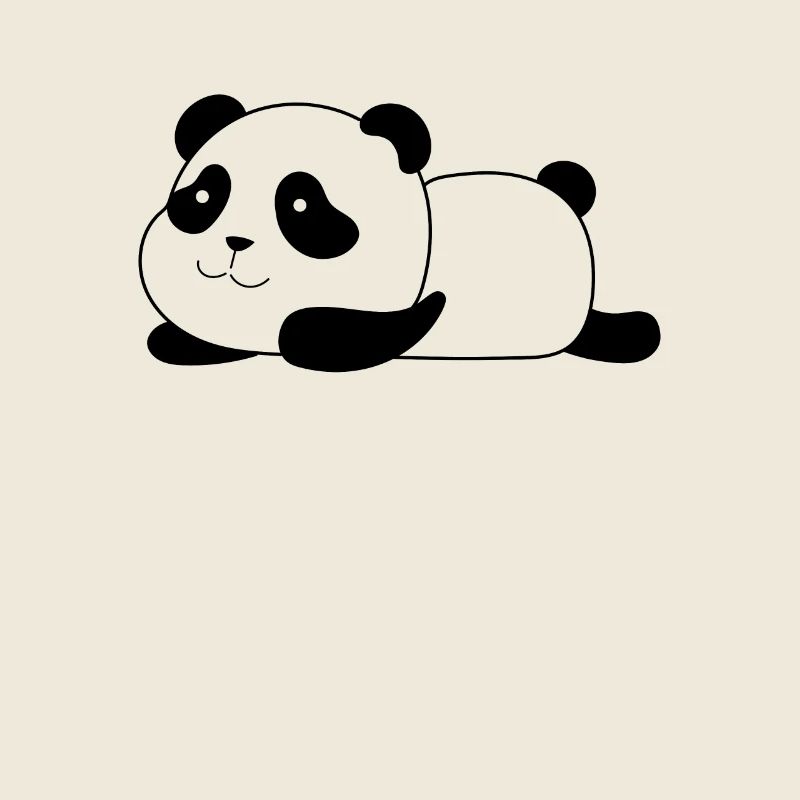 lazy panda