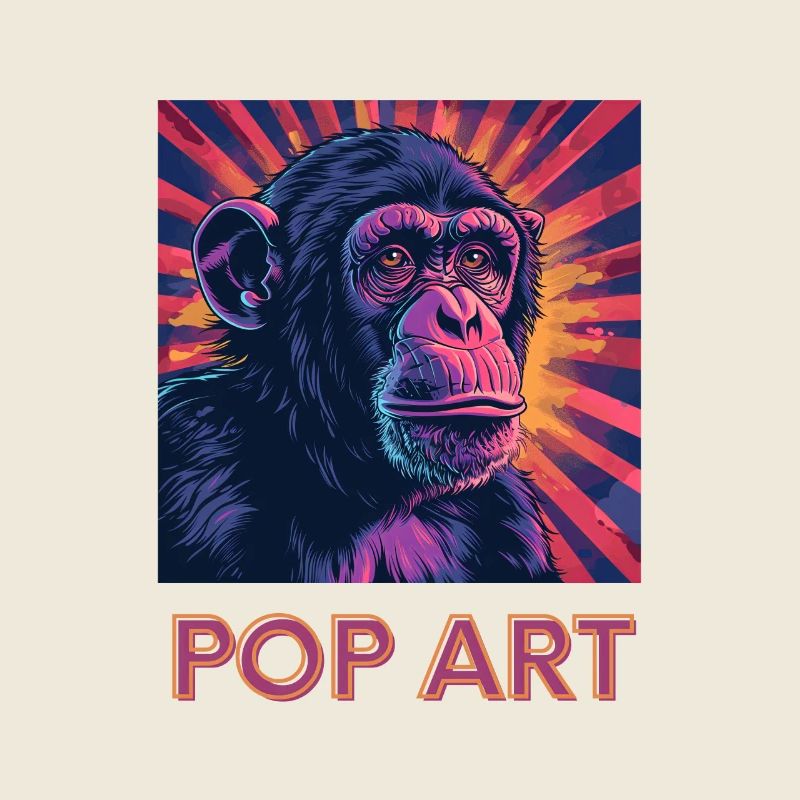 Singe Pop Art