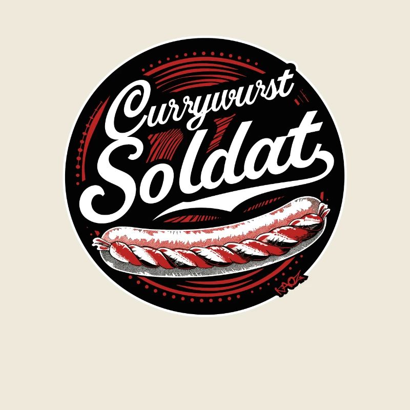 The Funny Currywurst Soldier
