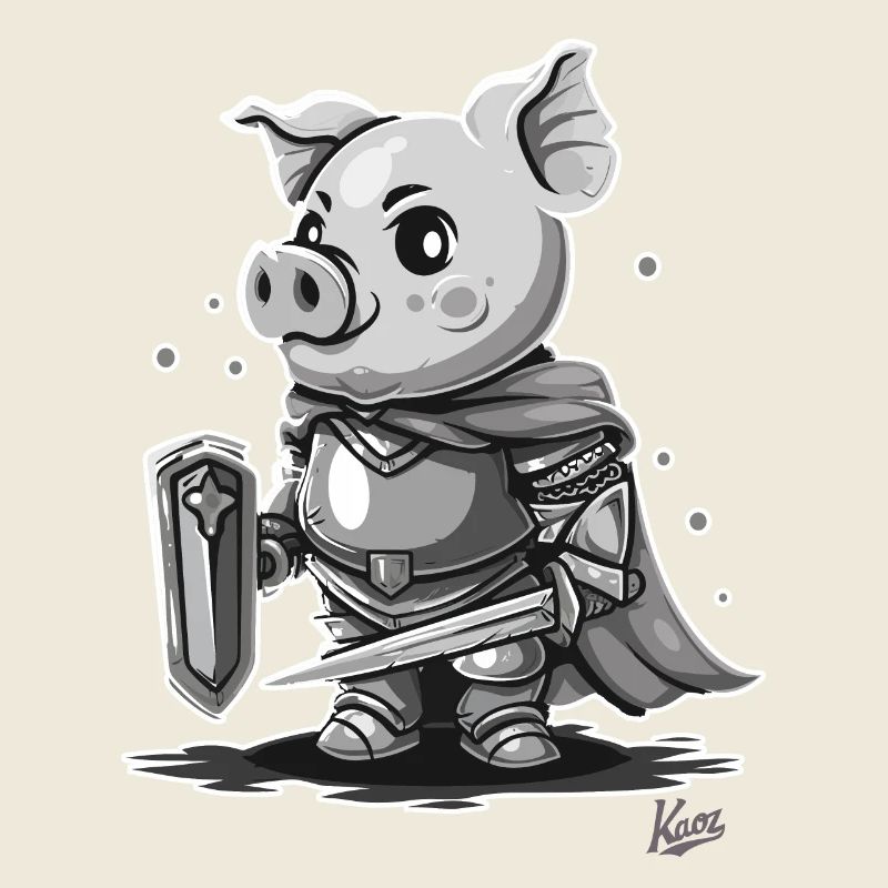 Ruhm eines Ritter Schwein