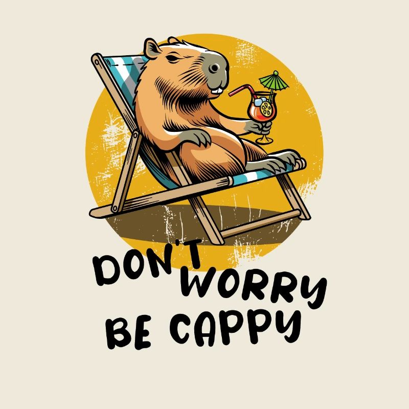Don't worry be Cappy - Capybara - Urlaub