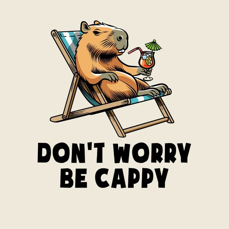 Don't worry be Cappy - Capybara - Urlaub
