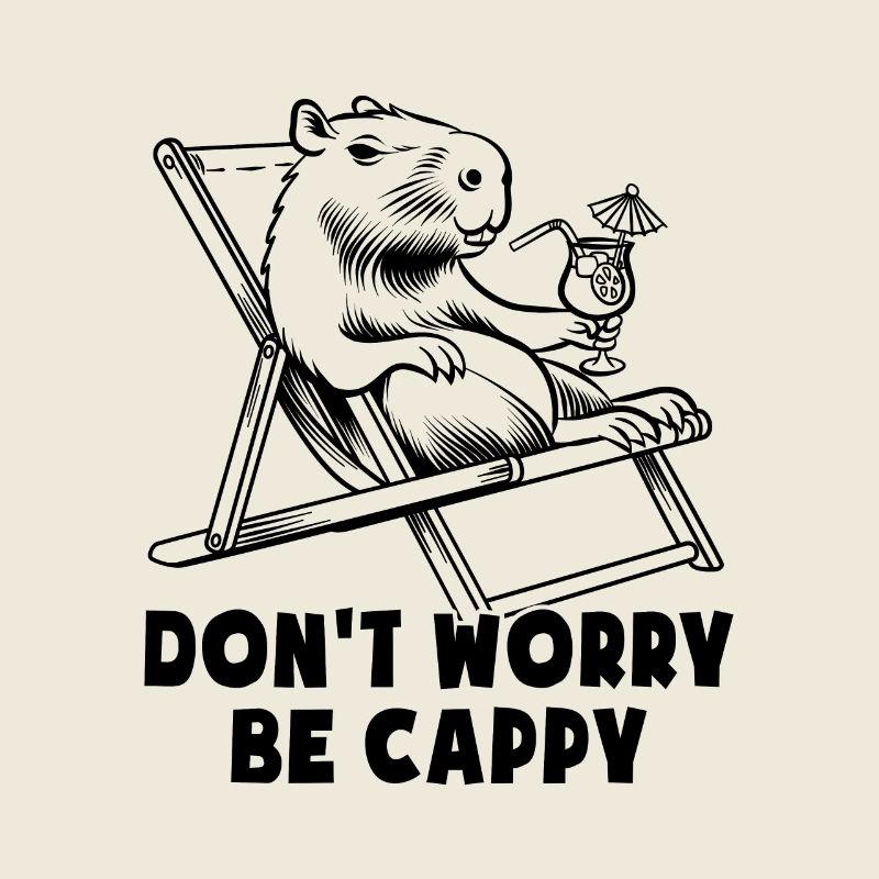 Don't worry be Cappy - Capybara - Urlaub