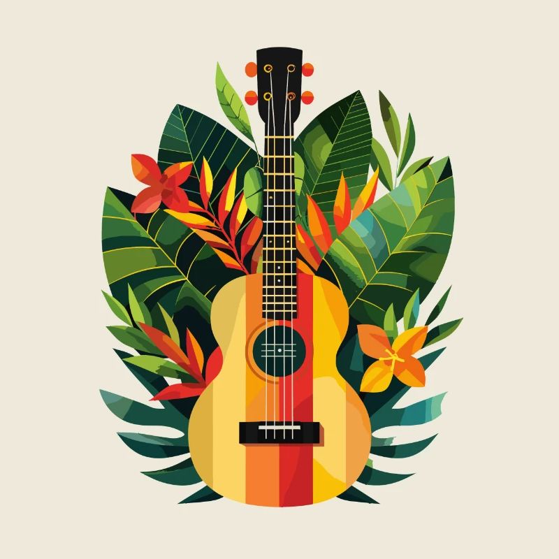 Ukulele Comic Look