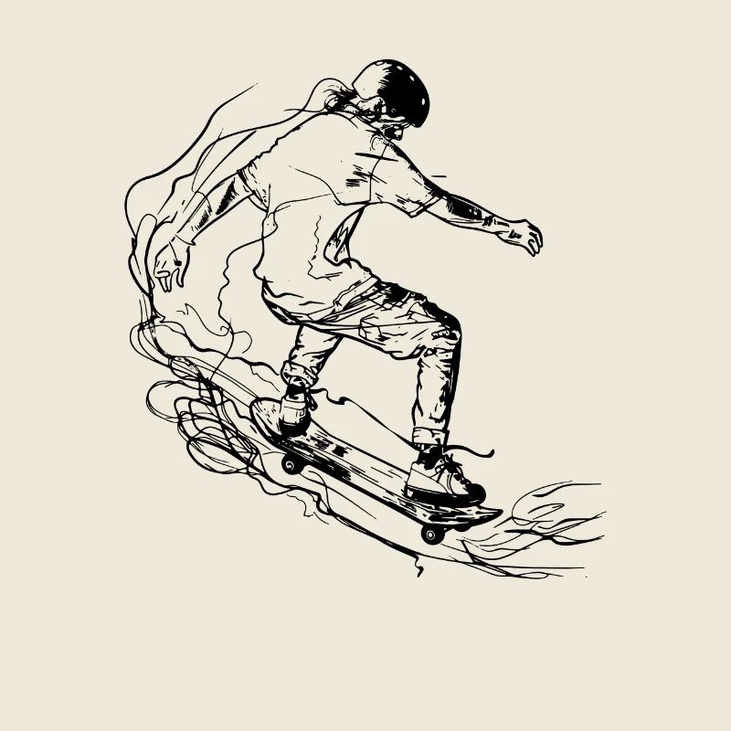 Skater Drawing