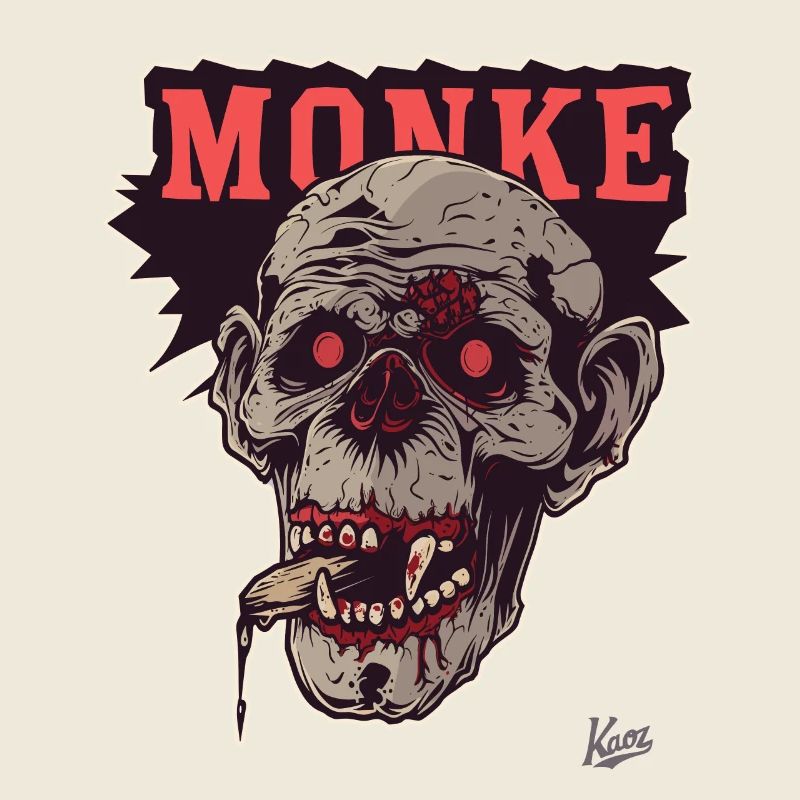 Zombie Affe