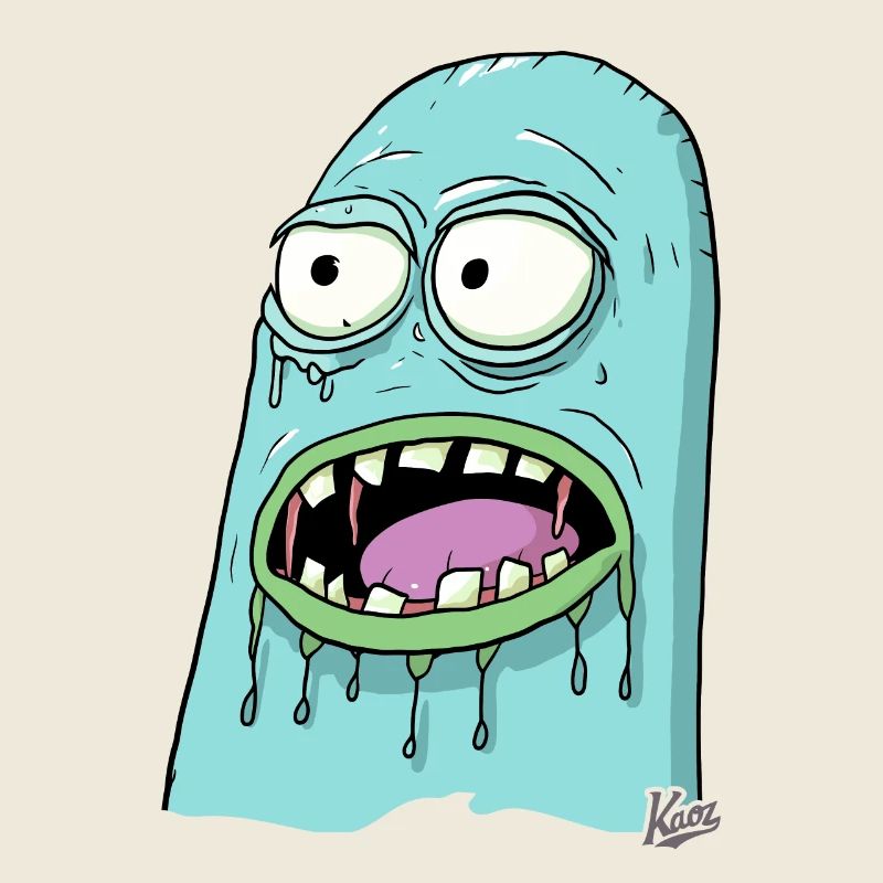 Stupid lazy slimy worm