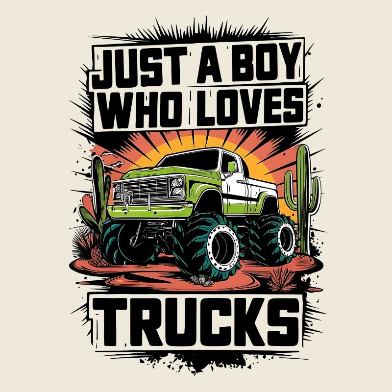 Conception de camion monstre Tracker jaune