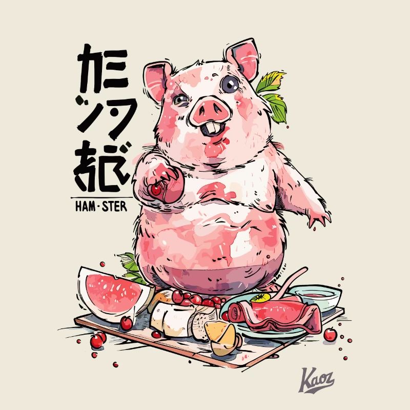 HAM-STER jambon et hamster carnivore