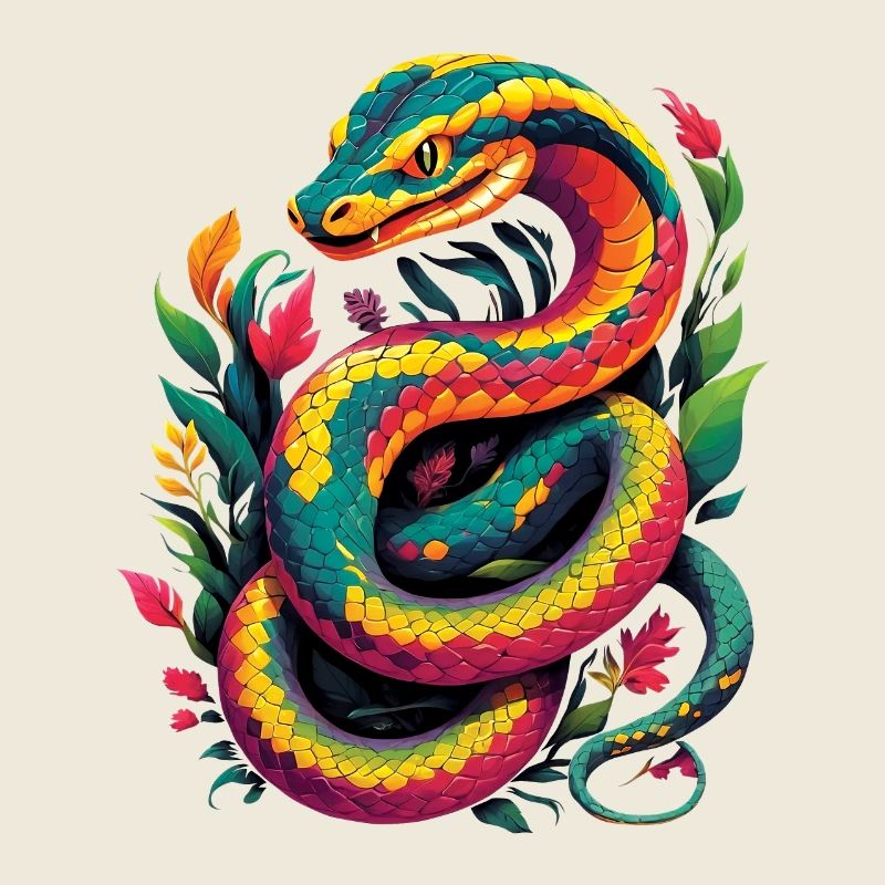 Multicolored Snake