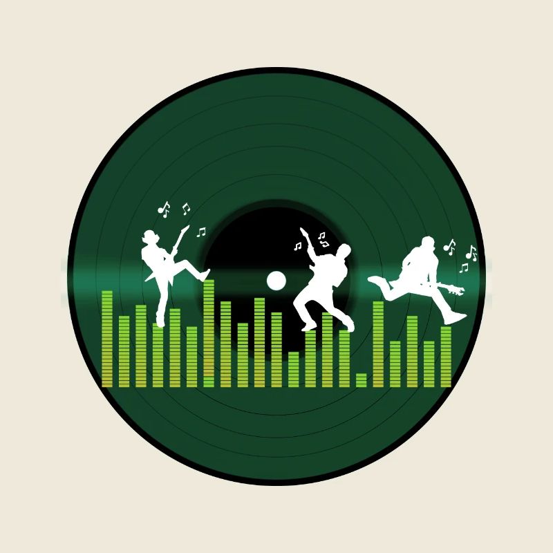 Rythmes sur vinyle vert