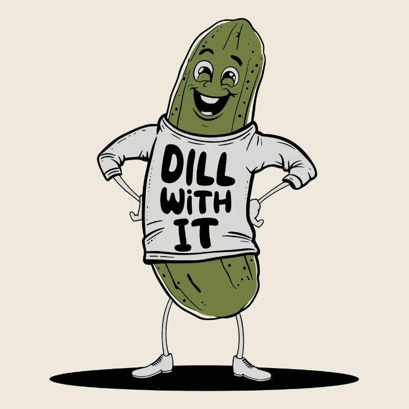 dill with it funny pickle pun