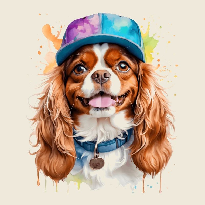 Cavalier King Charles Spaniel Snapback Cap Chien