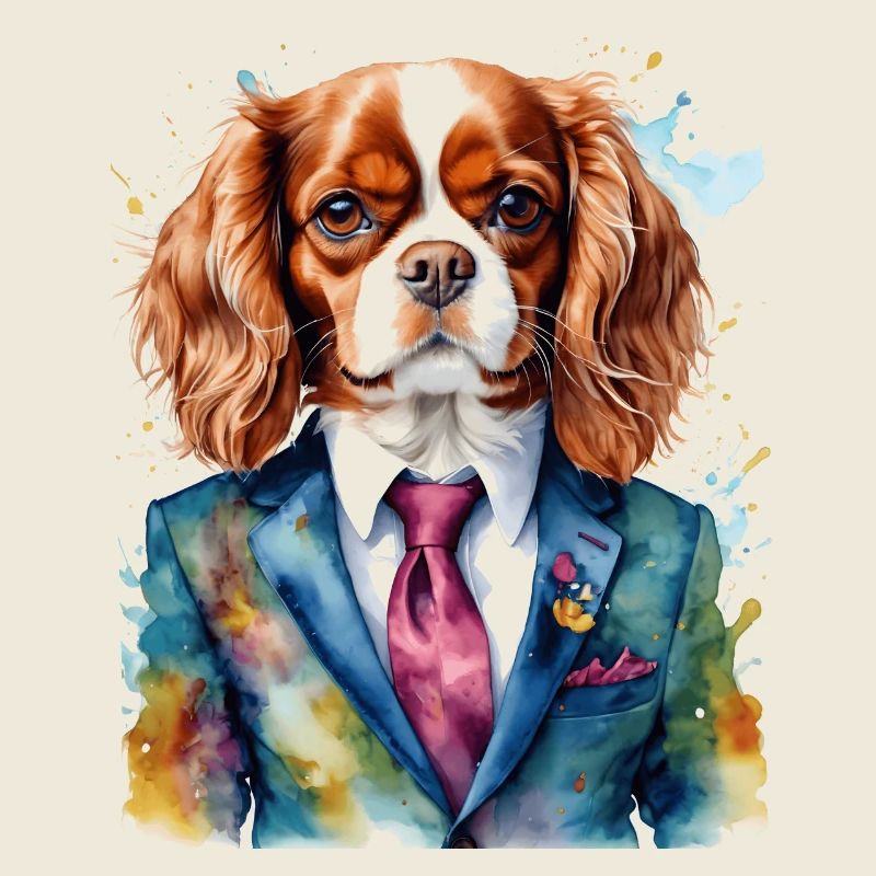 Cavalier King Charles Spaniel Costume Imprimé Chien